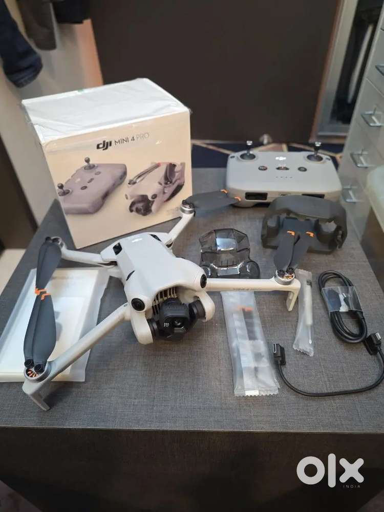 DJI Mini 4 Pro Drone with free new 360 propeller guard