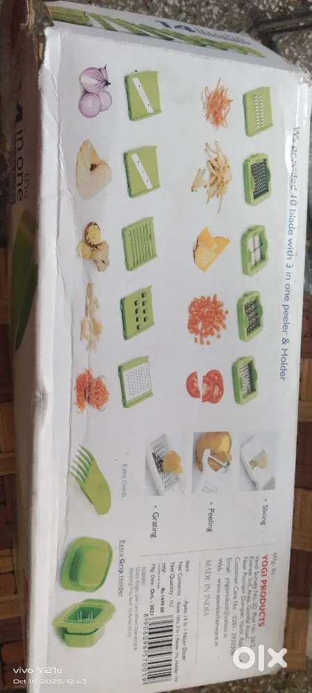 14 pieces dicer
