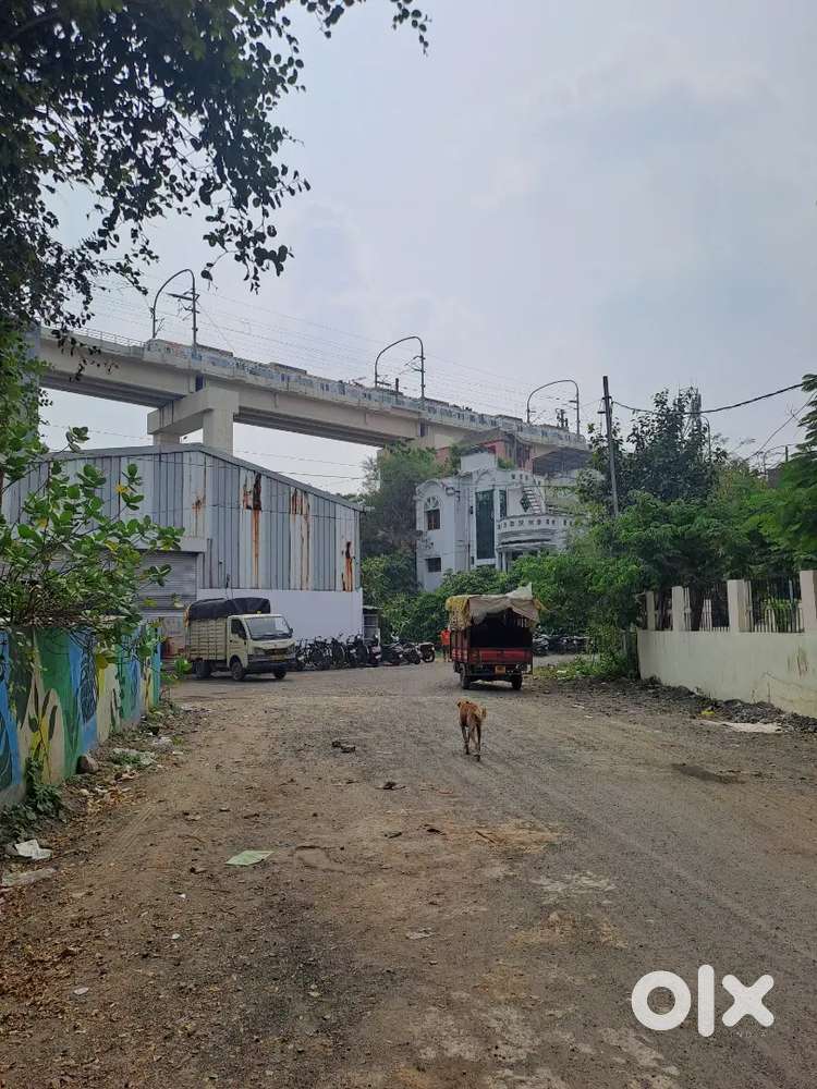 A plot is for sale near prajapati metro station