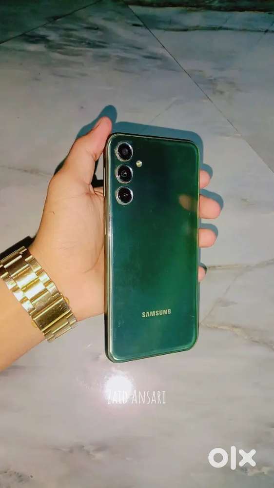 One years old Samsung f34 5g  mobile  bill hai box nhi hai