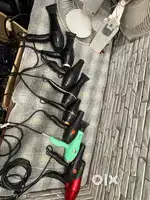 Salon equipments dryer pressing tong clipper gyser Ac steamer etc etc