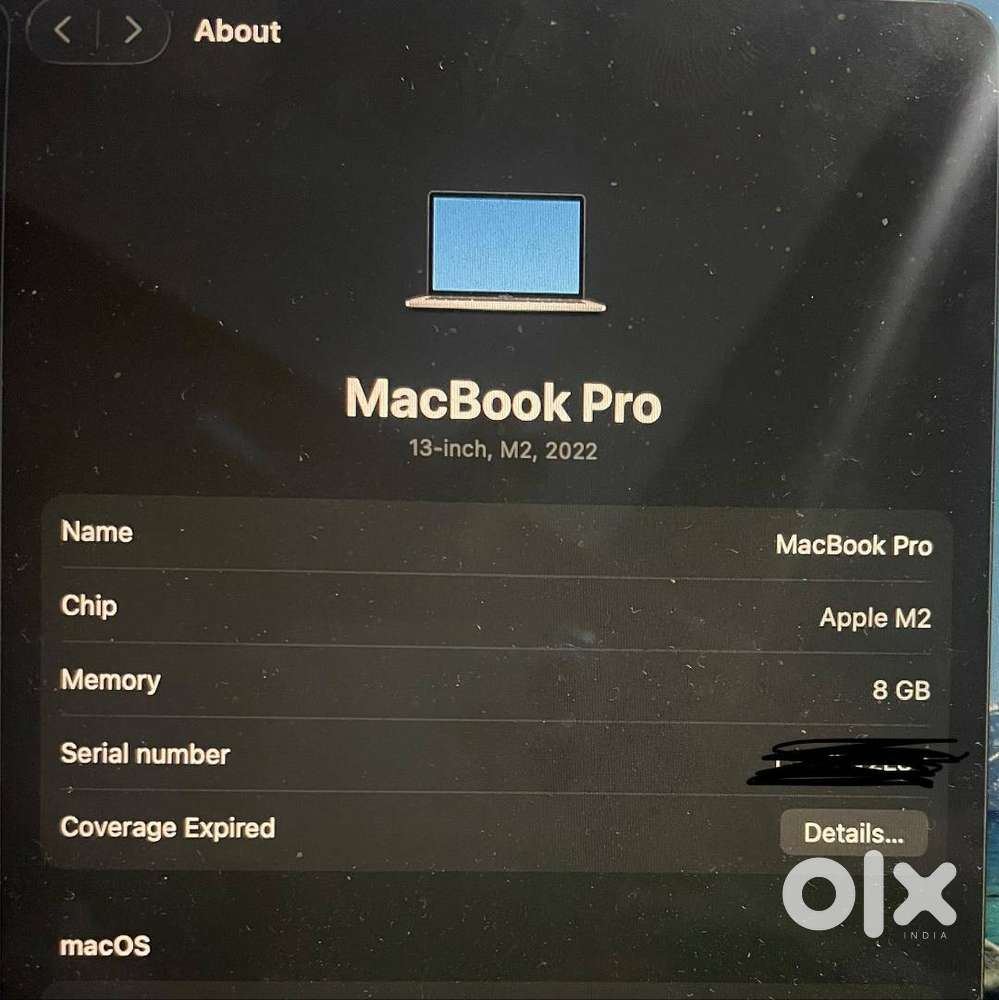 Apple MacBook Pro M2 – 2022  Excellent Condition  99% Battery Health