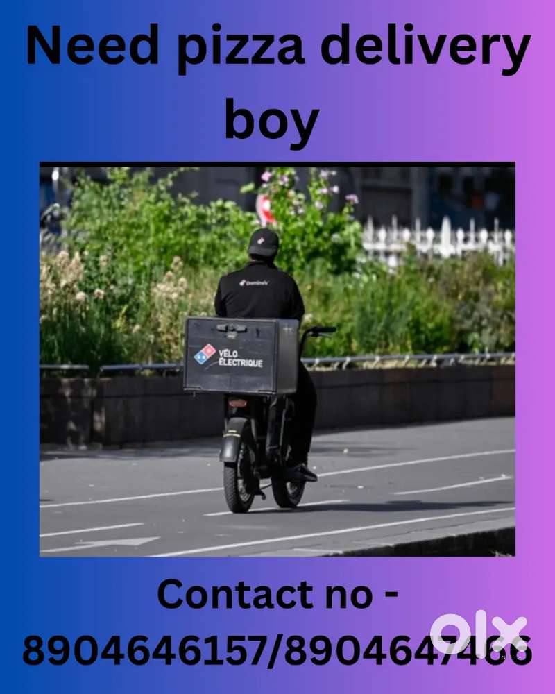 We are looking for pizza food delivery driver ³⁸