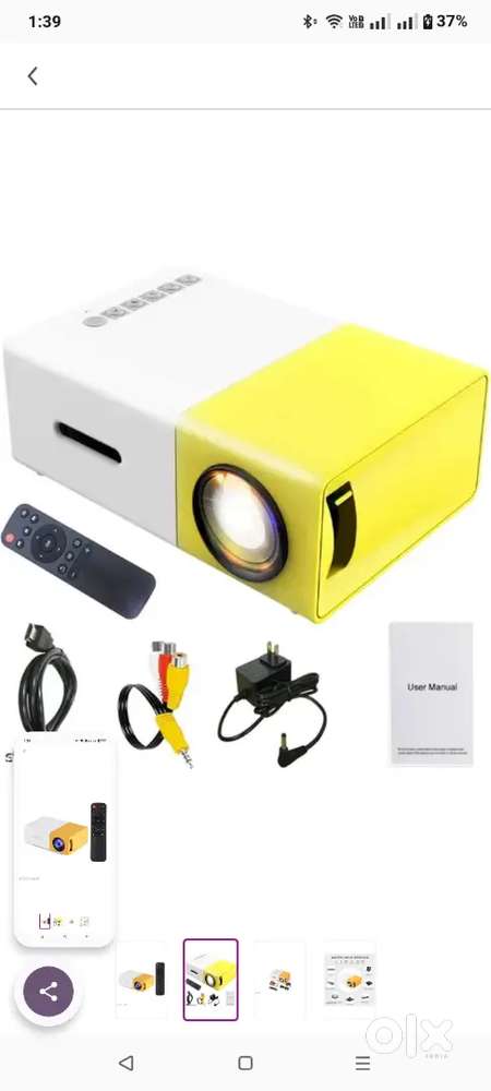 Mini projector only 1600