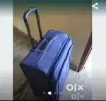Big suitcase and trolley bag