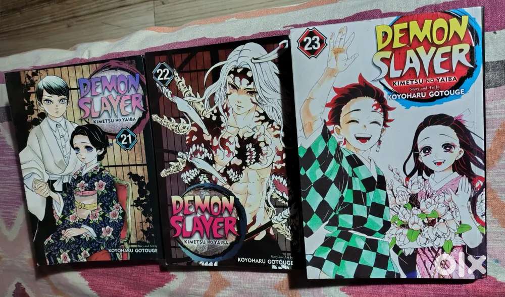 Sale Manga Demon Slayer Volume 21, 22 and 23