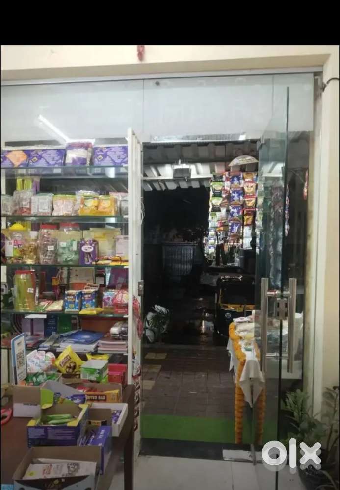Running road touch shop ,newly Build glass rack, glass door, fridge