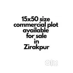 15x50 size freehold commercial plot available for sale in Zirakpur