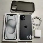 iPhone 15 128gb 86% battery 6 months warranty left Refurbished
