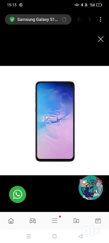 Samsung S10 plas dispaly owt good condition