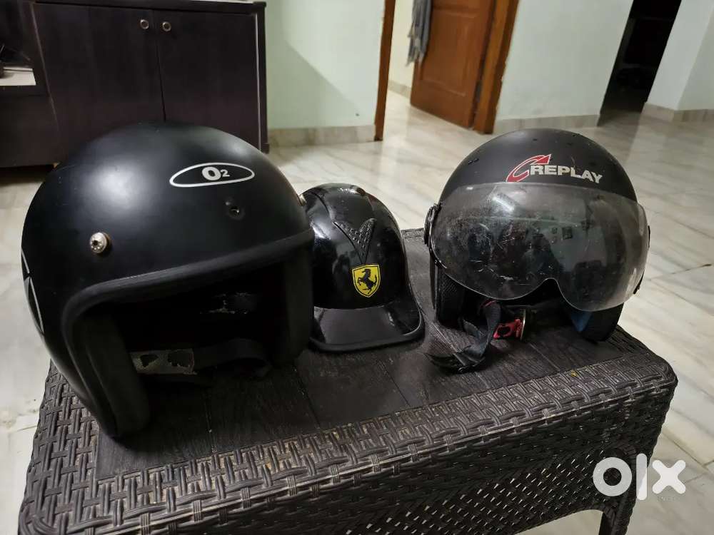 3 Helmets (Used)