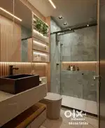Interior work for houses, villas, flats, etc. We do it responsibly.