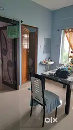 Roadside 2BHK furnished flat in a complex