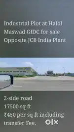 Industrial plot, Opp. JCB manufacturing Plant.
