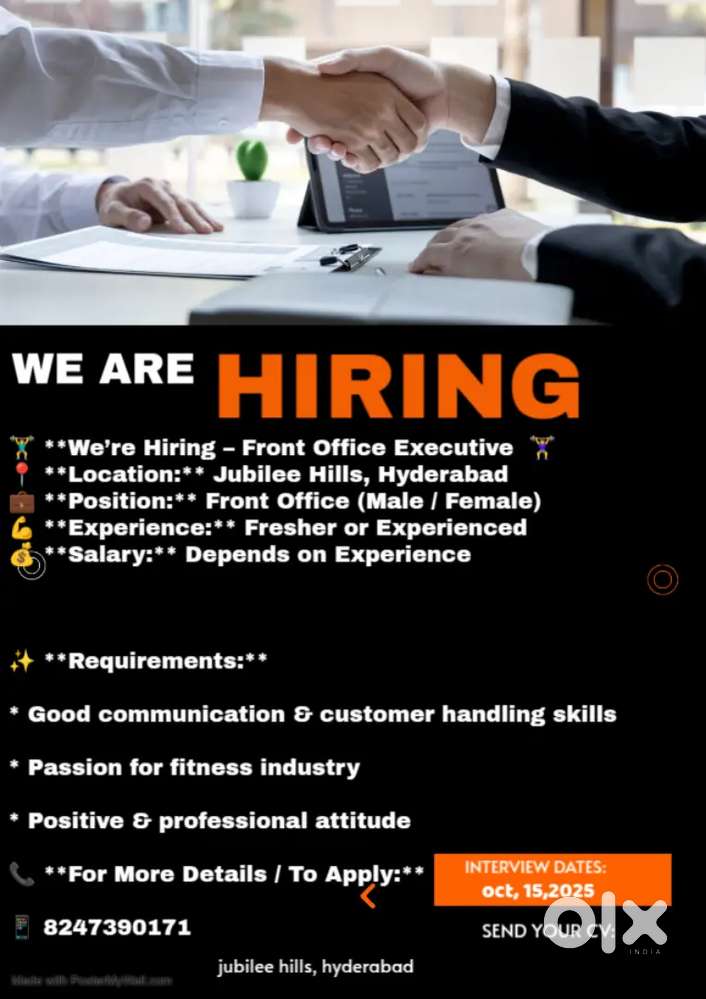 Gym front office