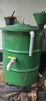 Biogas plant for kitthen wastes.