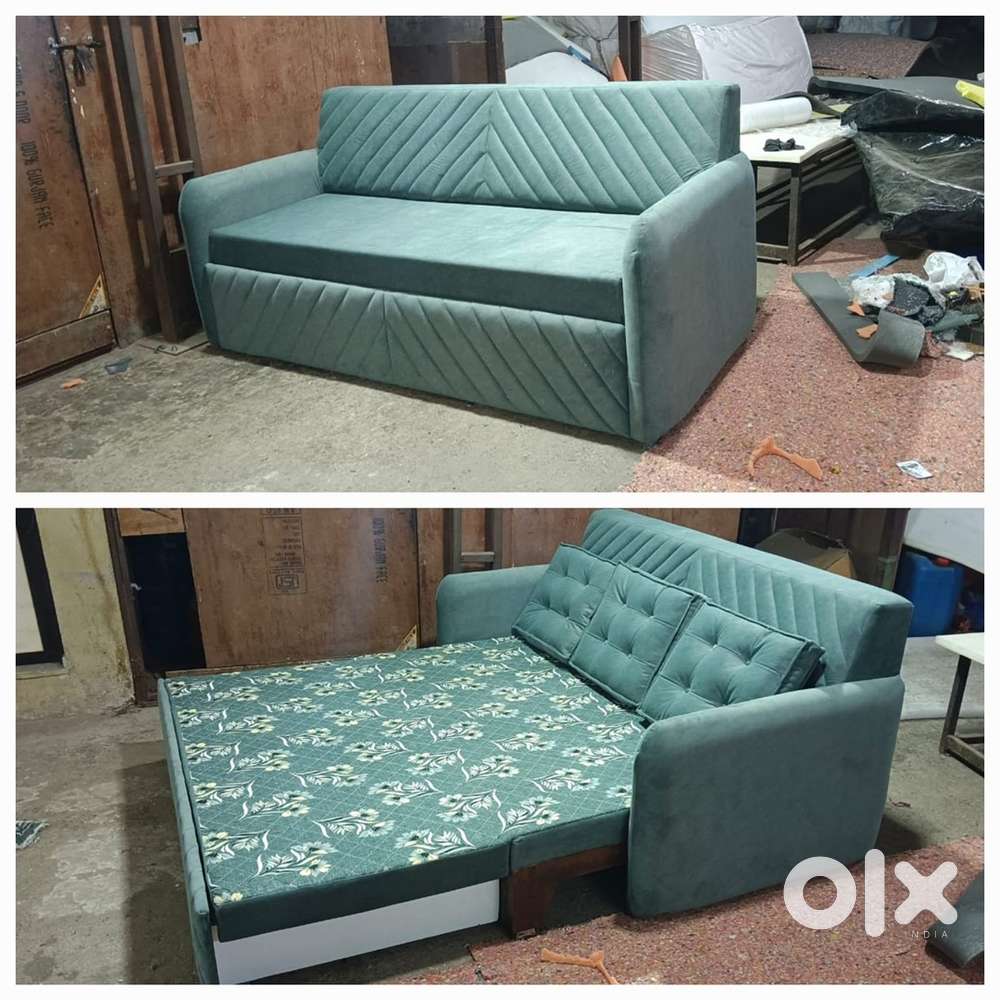 New brand best quality 3 fold sofa cum bed with storage facility
