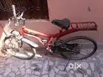 Hercules turbo drive six geared cycle with front  and rear suspension