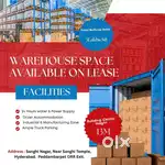 Large Warehouses for Lease for long Periods.
