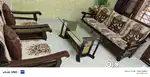 5 seater wooden sofa set