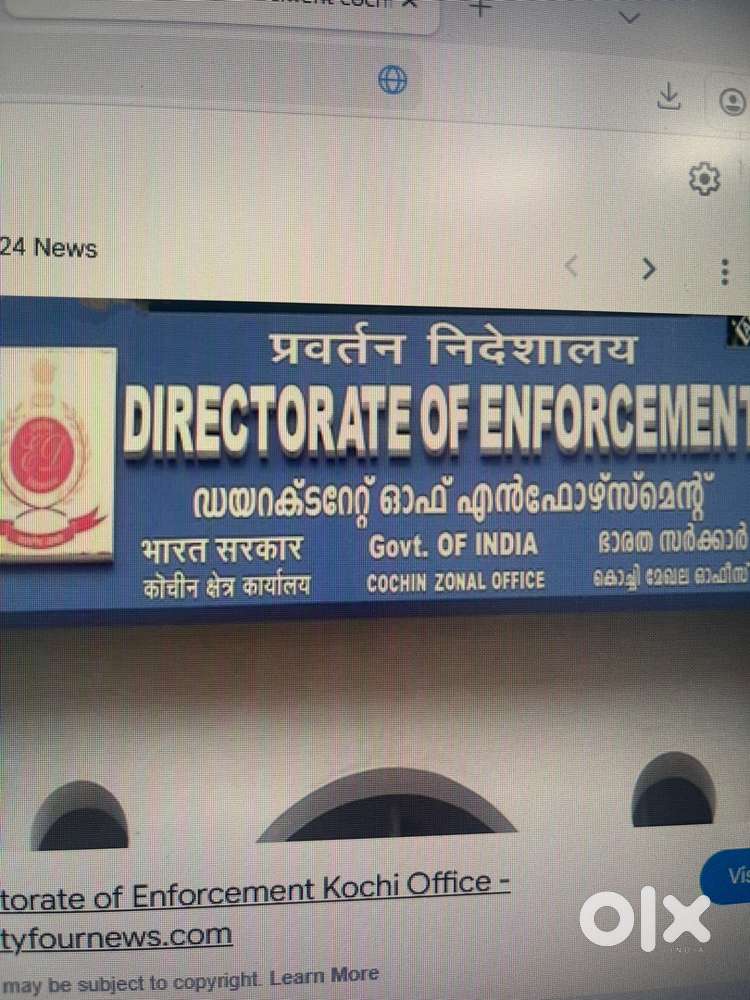 Translator/Data Entry Operator for Directorate of Enforcement, Cochin