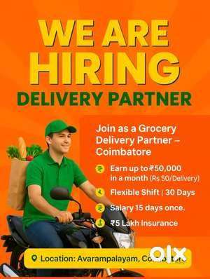 GROCERY DELHIVERY BOYS LUCKNOW