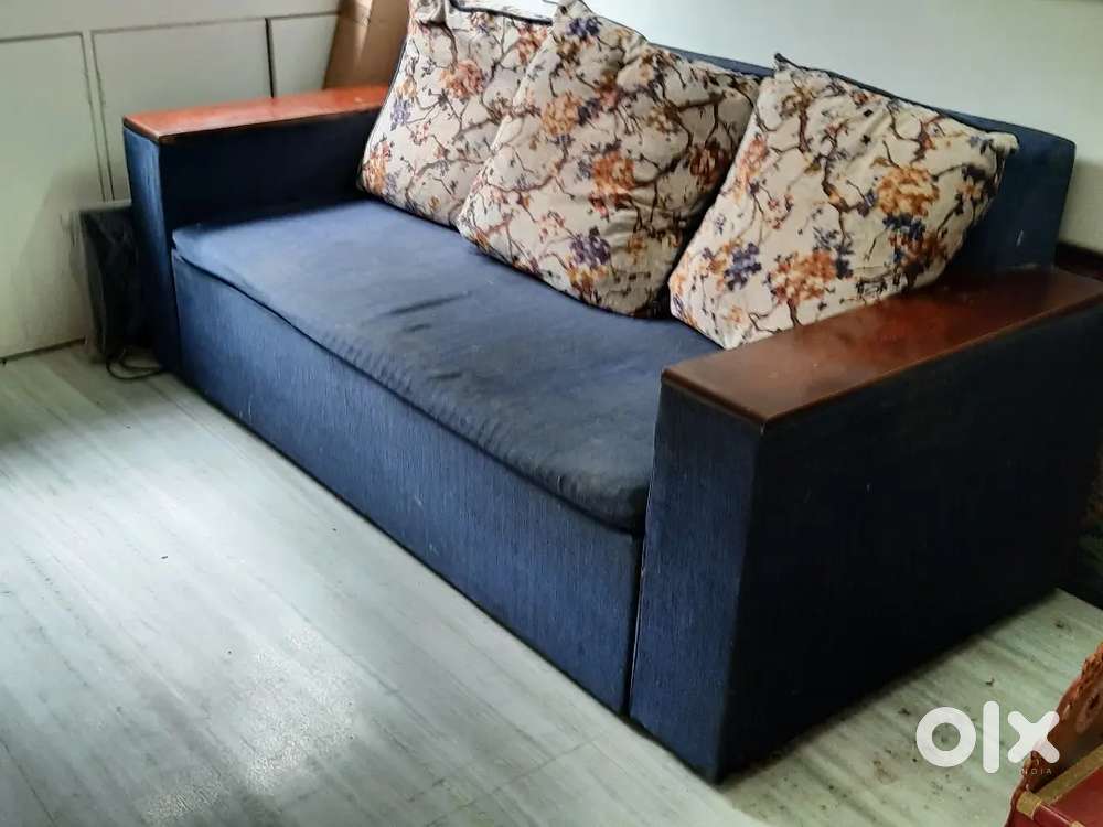Dark blue Sofa-cum-bed