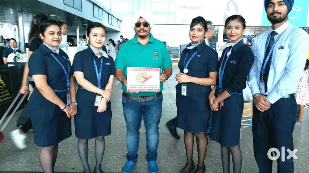 Various Jobs in Airport Ground Staff And Cabin Crew.