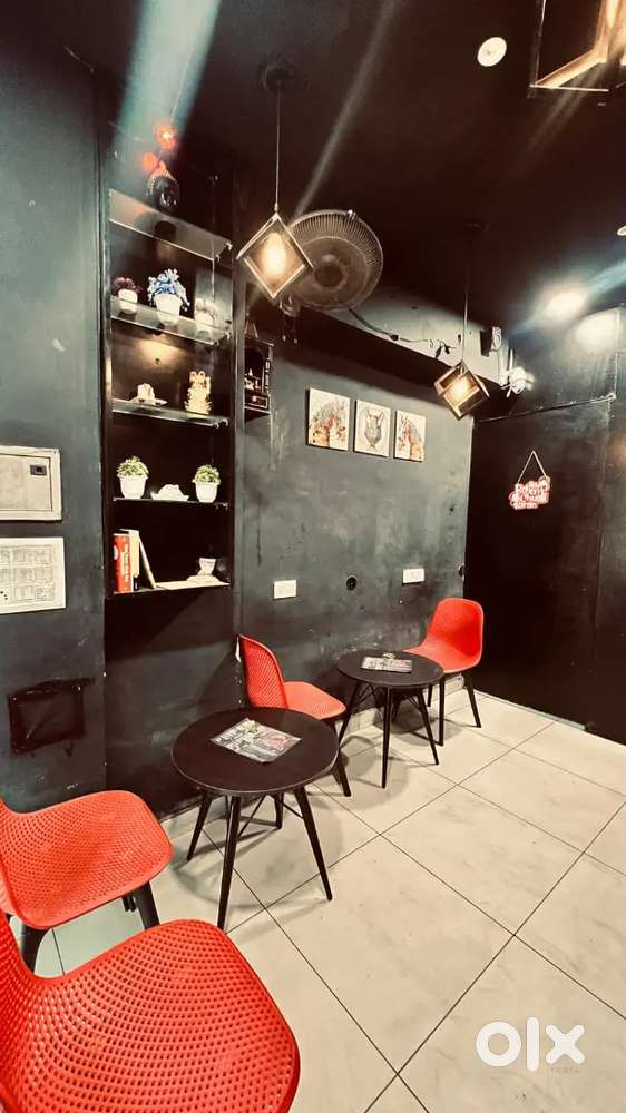 Hut Style Cart and Round table Chairs for Sale