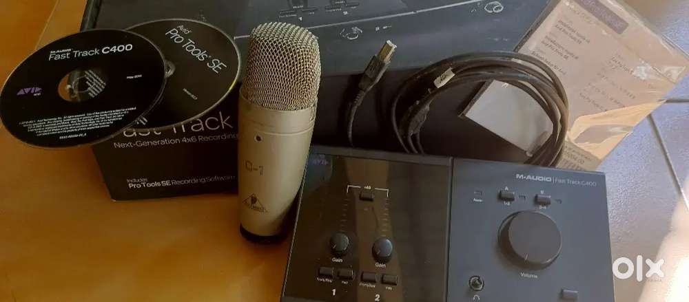 Audio Interface Sound Card 5500 Final + Condensor recording mic 3500