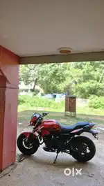 With exhaust / powerful engine