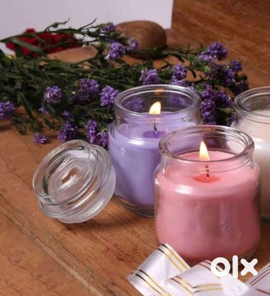 Soy wax glass jar candles