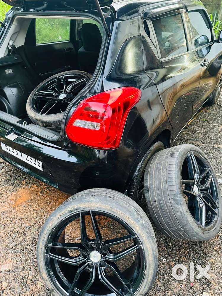 19 Inch Black Alloy Wheels with Low Profile Tyres – Set of 4