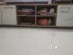 Tv / speaker table sale and  7 inch cupboard 6 inch cupboard