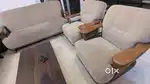 Wooden Sofa set 5 seater (3 seater + 1 seater + 1 seater).