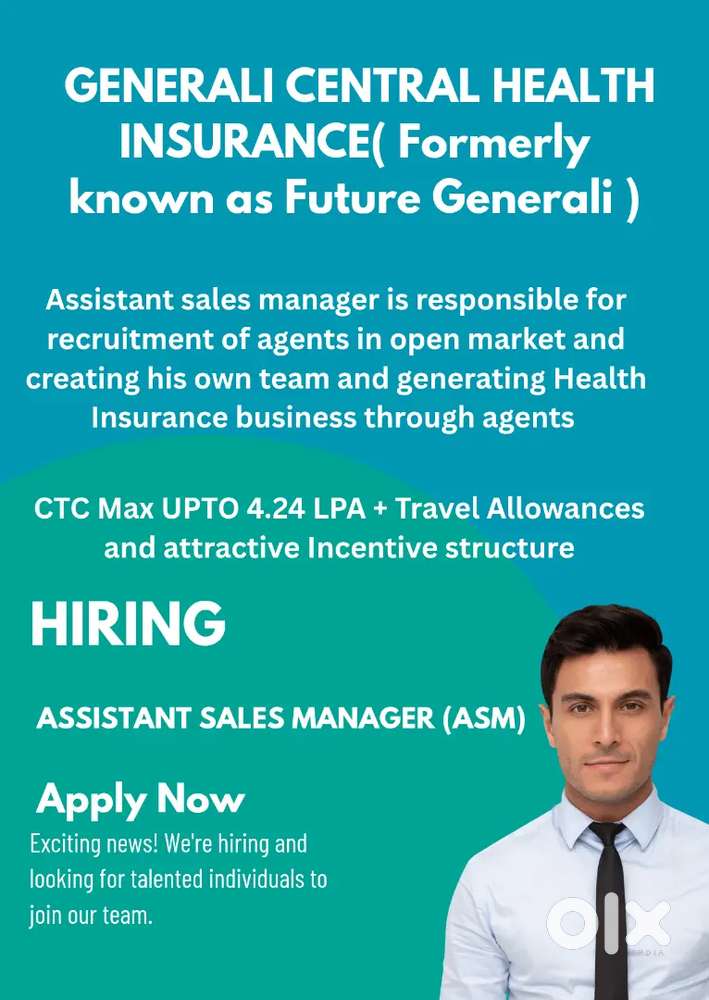 Nagpur/Generali Central general insurance/Onrole - ASM(CTC upto 4.24 )