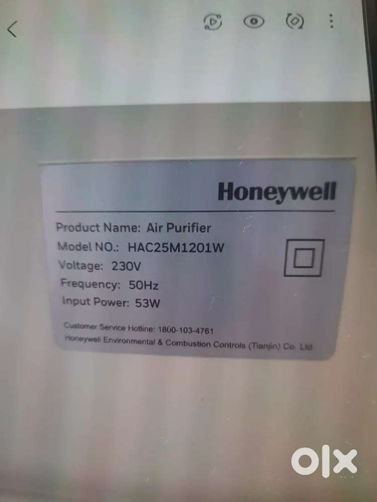 Honey well make air purifier, good condition,