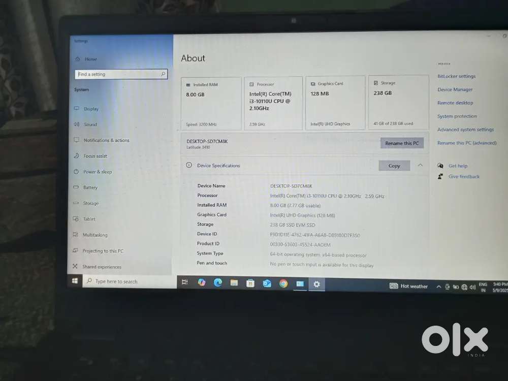 Laptop with good condition
