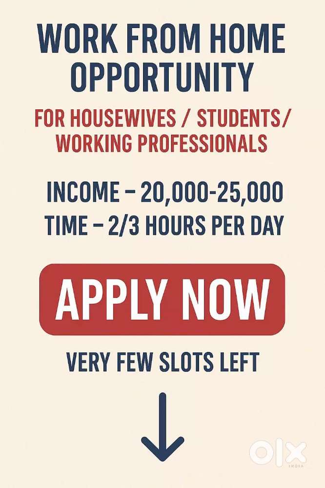 Work from home-best opportunity students/job seekers to earning income