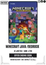 Minecraft Java + Bedrock Account – Full Access @ ₹799!