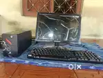 Zebster Monitor39.1cm Zebronics -U725,Dell keyboard in good condition