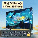 Imported sony new 43 inch smart Android led tv @11444/- call us