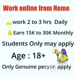 Work from home , Interest person only 18+