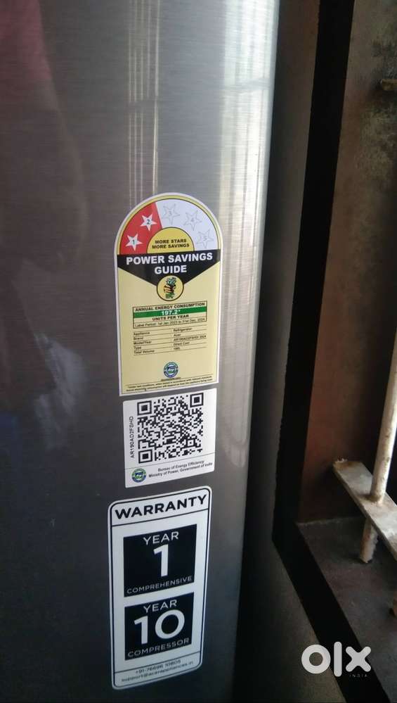 Single door new fridge.acer 190L