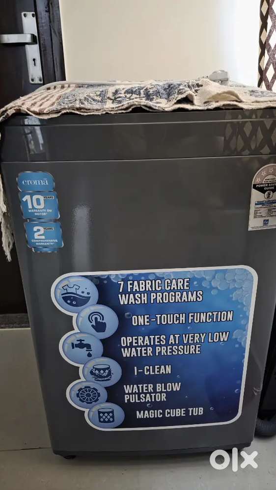 FOR SALE: Croma 7 kg 5-Star Top-Load Washing Machine-Great Condition!