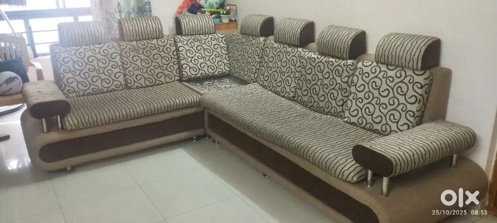 L shape sofa