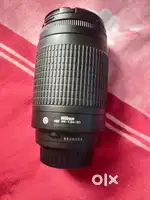 Nikon AF NIKKOR 70-300mm f/4-5.6G telephoto zoom lens. 