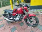 Bajaj v15 vikranth red bike