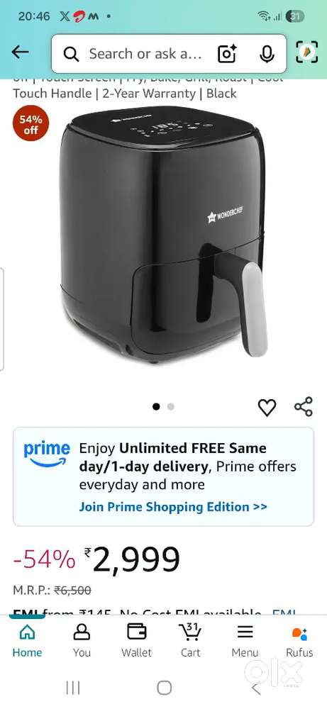 Wonderchef AirFryer