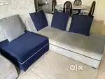 3 seater lounge sofa & corner table